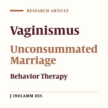 Management of an unconsummated marriage after 14 years
