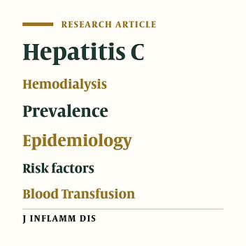 Prevalence of HCV infection and related risk factors among patients on hemodialysis in Qazvin