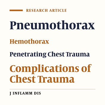 Management of asymptomatic patients following stab wound to the chest