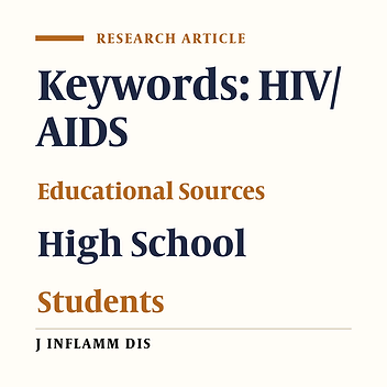 Cover image of the article: Information resources of highschool boys of AIDS in Tehran