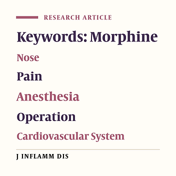 Comparison of the effect of intranasal morphine and intravenous morphine on post operative pain