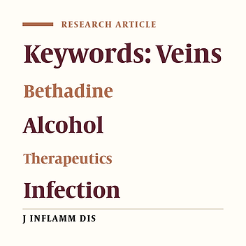 The investigation of the effect of alcohol, bethadine, and bethadine after using alcohol on the prevalence of local infection