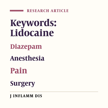 Effects of injective Lidocaine in reduction of complications due to diazepam injection