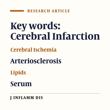 Comparison of serum lipid level in ischemic and hemorrhagic stroke