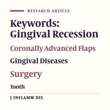 The effect of coronally advanced flap in root coverage of Miller class 1 recessions in single rooted teeth