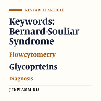 A survey on platelet surface glycoprotiens in patients with Bernard-Souliar syndrome by flowcytometry
