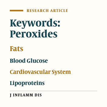 The inhibitory effect of fasting on lipid peroxidation A protective role on cardiovascular system