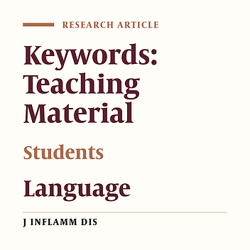 Assessment of medical students' potential on understanding the concepts of English educational CDs