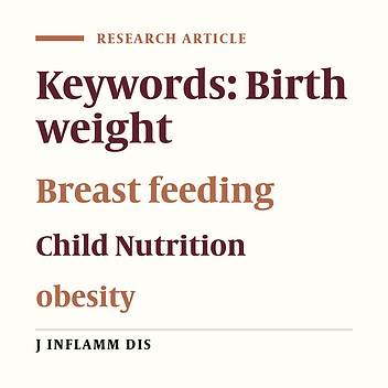 The impact of breast feeding in prevention of obesity in children
