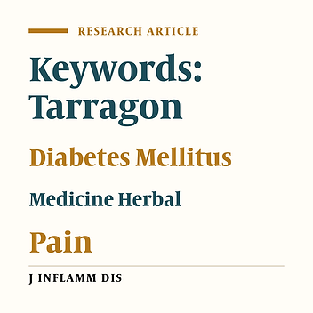 The analgesic effect of oral administration of tarragon in