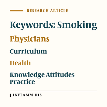 KAP study on smoking in Iranian medical doctors
