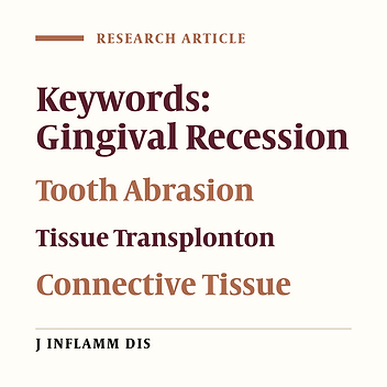 Coverage of abraded roots by coronally advanced flap using connective tissue graft
