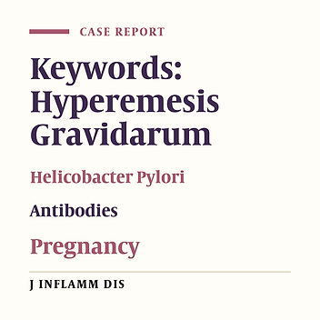The correlation between Helicobacter pylori antibody and hyperemesis gravidarum