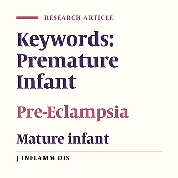 Comparison of maternal risk factors in premature and term newborns