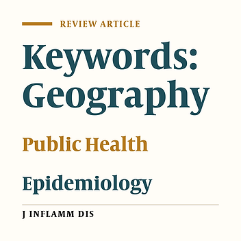 Use of Geographical Information Systems in epidemiology