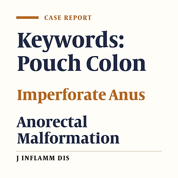Congenital pouch colon with imperforate anus A report of 3 cases