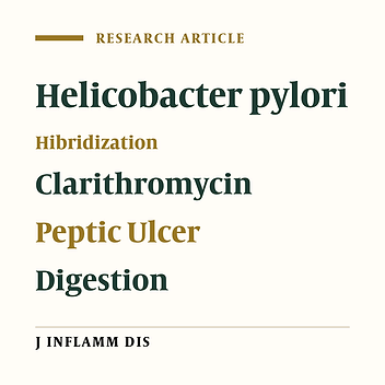 Rapid detection of Clarithromycin-resistant Helicobacter pylori in dyspeptic patients by fluorescent in situ hybridization (FISH) compared with E-test