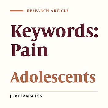 Prevalence of chronic pain in adolescents of Qazvin and the associated impact on daily living