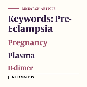 Evaluation of correlation between pre- eclampsia with D-Dimer
