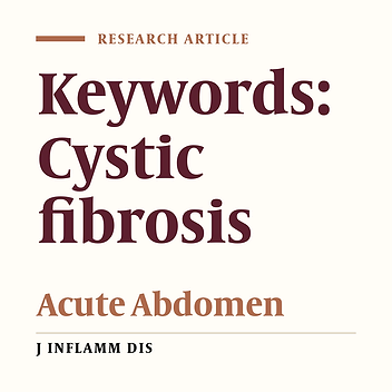 Abdominal mass in a 14- year- old girl with cystic fibrosis