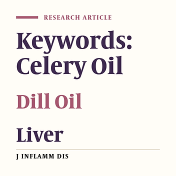 Effects of volatile oil extracts of Anethum graveolens L. and Apium graveolens L. seeds on activity of liver enzymes in rat