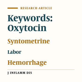 Comparison of intramuscular syntometrine and intravenous oxytocin in management of the third stage of labor