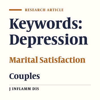 ‍Correlation between marital satisfaction and depression among couples in Rafsanjan