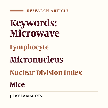 The effect of microwave on micronucleus induction and nuclear division index changes on Balb/c mice lymphocytes