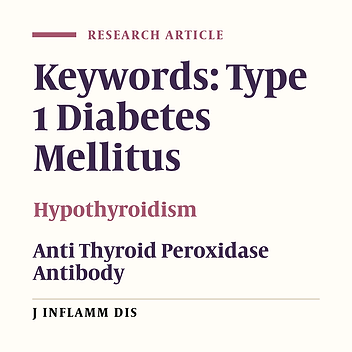 Hypothyroidism and type 1 diabetes mellitus