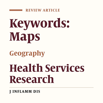 The most important maps used in health related researches