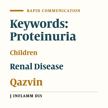 Prevalence of proteinuria in children aged 6 to 12 years in primary schools in Qazvin (2009)