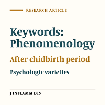 Recognition of experienced psychologic varieties in wowen’s sexual relationship after childbirth