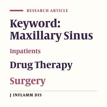 Maxillary sinusitis in patients referred to Qazvin Qods Hospital (2003 - 2005)