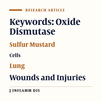 Extra cellular Superoxide Dismutase activity in lung injuries due to Sulfur Mustard