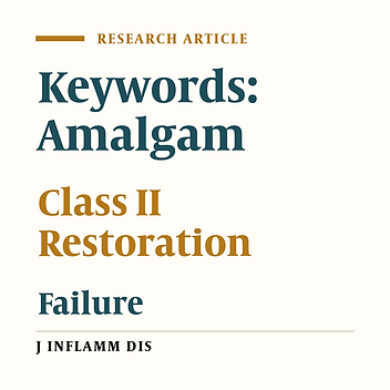 A clinical evaluation on CL II amalgam restorations failure at dental school in Yazd