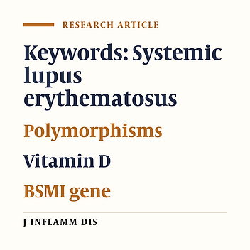 Vitamin D receptor gene BSMI polymorphisms in systemic lupus erythematosus and healthy subjects