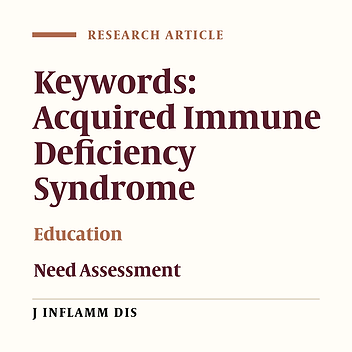 Education-based needs assessment: a step toward effective prevention of AIDS