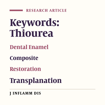 The effect of thiourea on shear bond strengths of composite to bleached enamel