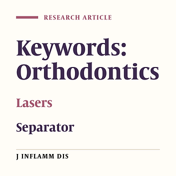 Effect of low-level laser irradiation on separator induced tooth movement
