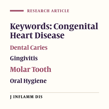 Investigating the molars and periodontium health in 7-11 years old children with congenital heart disease in Qazvin