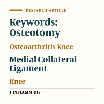 Comparing open and closed wedge high tibial osteotomy in osteoarthritis of medial compartment of the knee