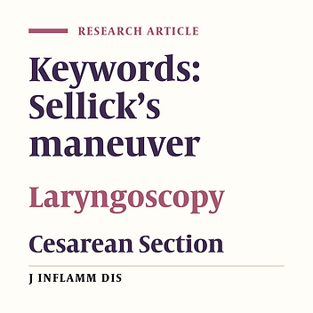 Evaluation of different Sellick’s maneuvers on laryngoscopic view in cesarean
