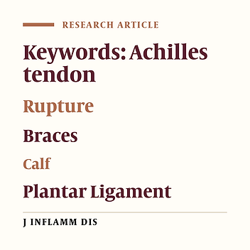 The comparison of functional brace with/without patellar tendon bearing in patients with Achilles tendon ruptures