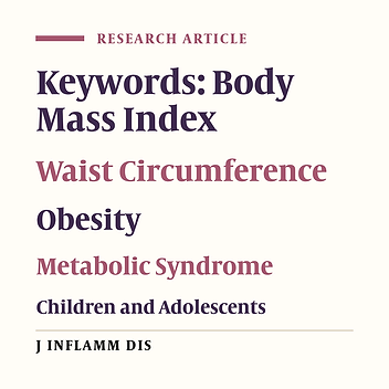Predicting risk factors of cardiovascular disease according to anthropometric measures in children and adolescents
