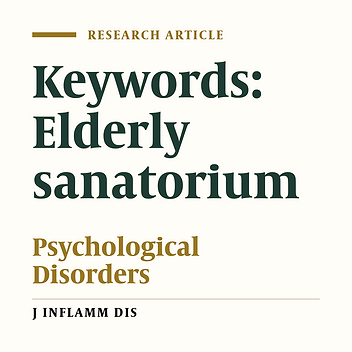 The survey of concerns and psychological disorders in elderly sanatorium