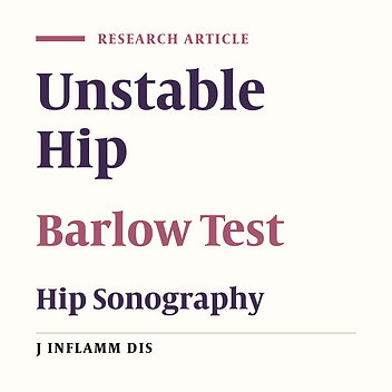 Improvement rate of sonographic signs of untreated unstable hip of neonates born at Qazvin Kosar Hospital (2008-2009)
