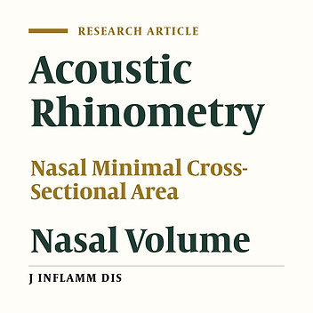 Assessing the acoustic rhinometry in Iranian population without nasal breathing compliance