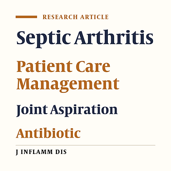Management of patients with suspected septic arthritis admitted to Qazvin teaching hospitals (2003-2008)