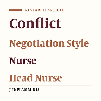 Correlation between nurses’ conflict level and application of negotiation styles by head nurses in general hospitals of Boushehr Province (2007)