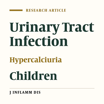 Hypercalciuria in urinary tract infection of children in Qods Teaching Hospital of Qazvin